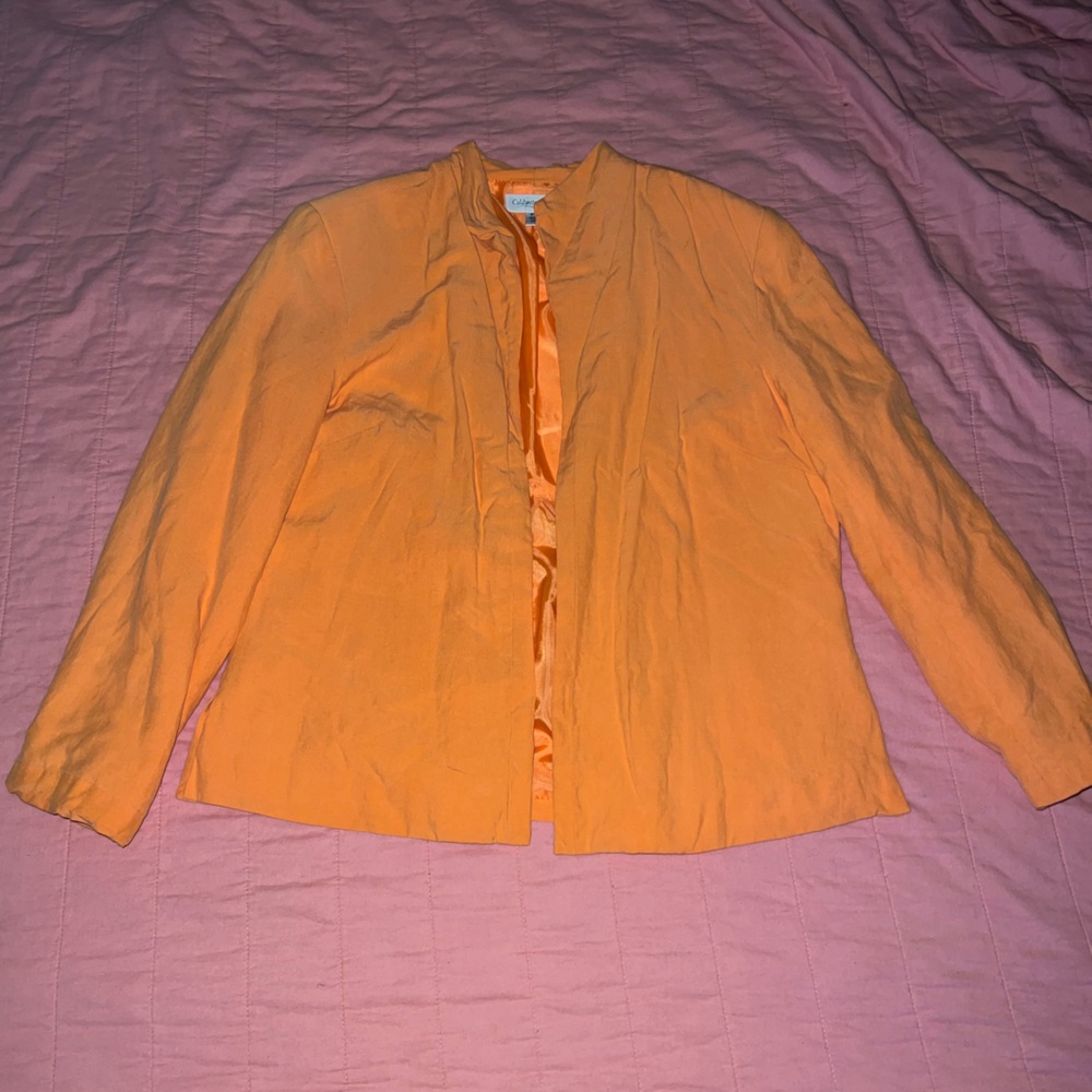 Coldwater Creek Radiant Orange Jacket